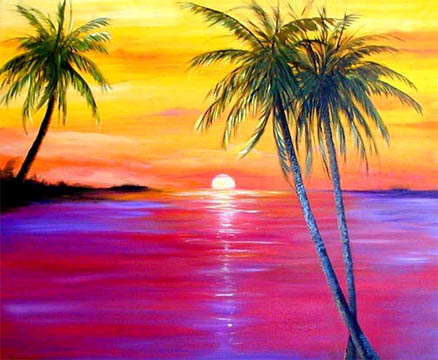 coucher de soleil